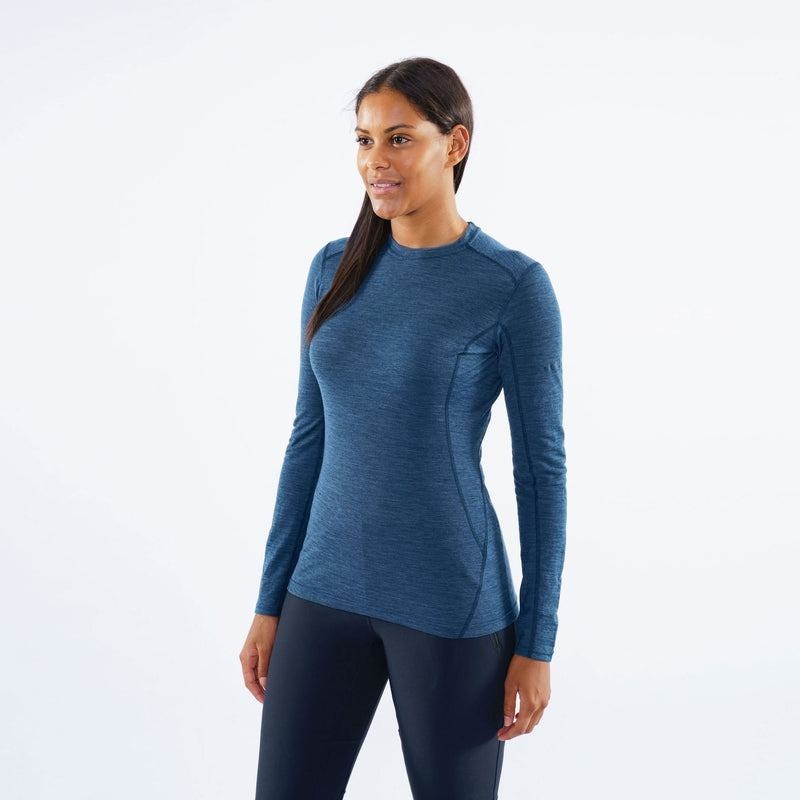 Montane Primino 140 Long Sleeve T-shirt Dam Marinblå Blå | WBX4620CG