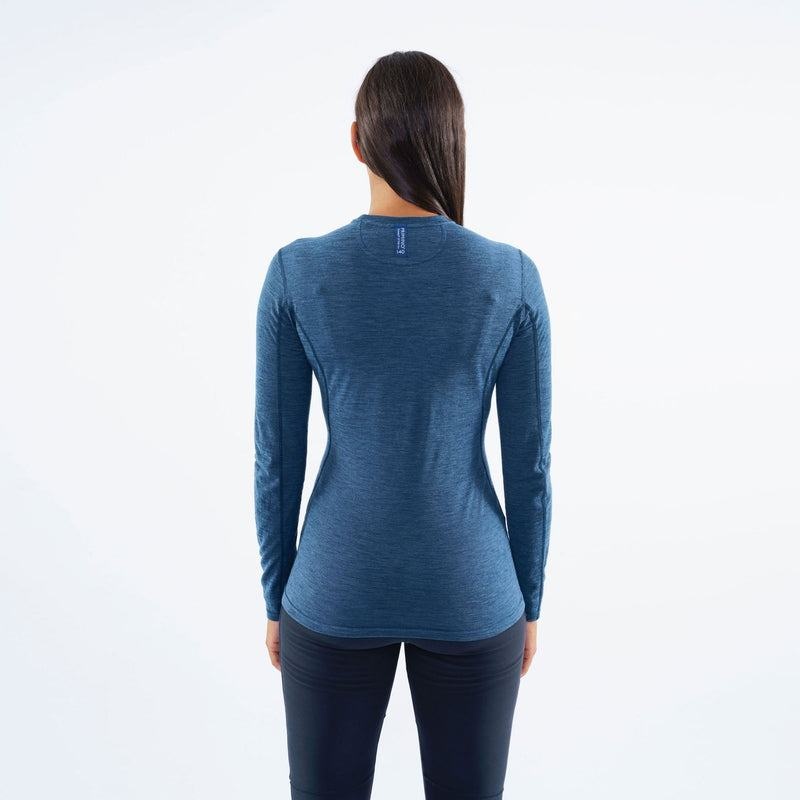 Montane Primino 140 Long Sleeve T-shirt Dam Marinblå Blå | WBX4620CG