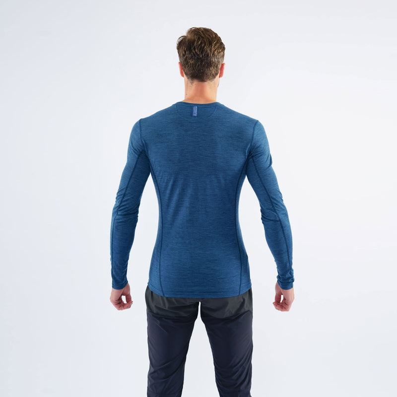 Montane Primino 140 Long Sleeve T-shirt Herr Marinblå Blå | DMJ4528PB