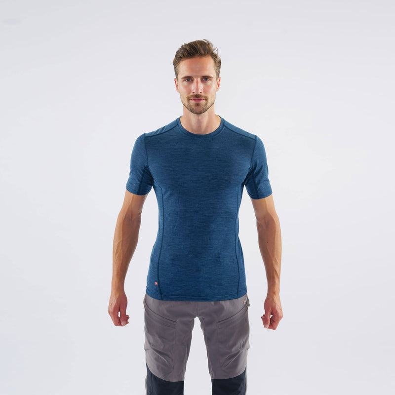 Montane Primino 140 T-shirt Herr Marinblå Blå | ZOL4942FR