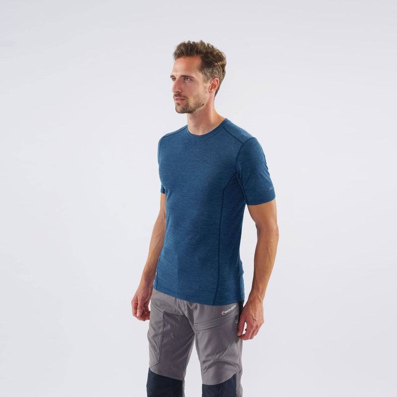 Montane Primino 140 T-shirt Herr Marinblå Blå | ZOL4942FR