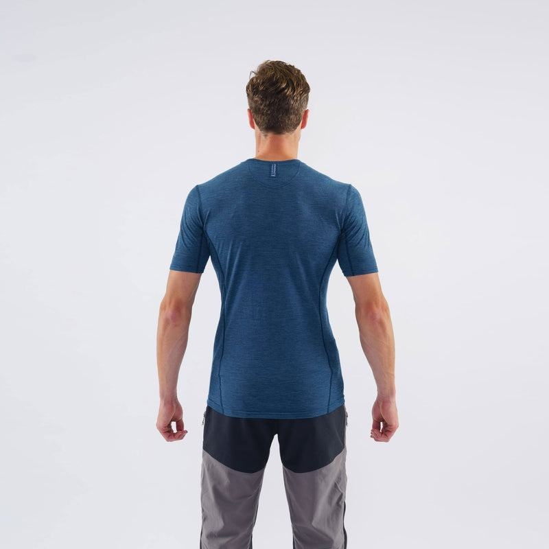 Montane Primino 140 T-shirt Herr Marinblå Blå | ZOL4942FR