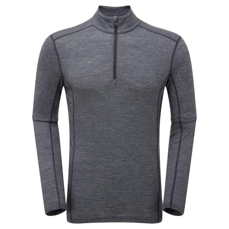 Montane Primino 140 Zip Neck Underställströja Herr Svarta | QTQ7372XD