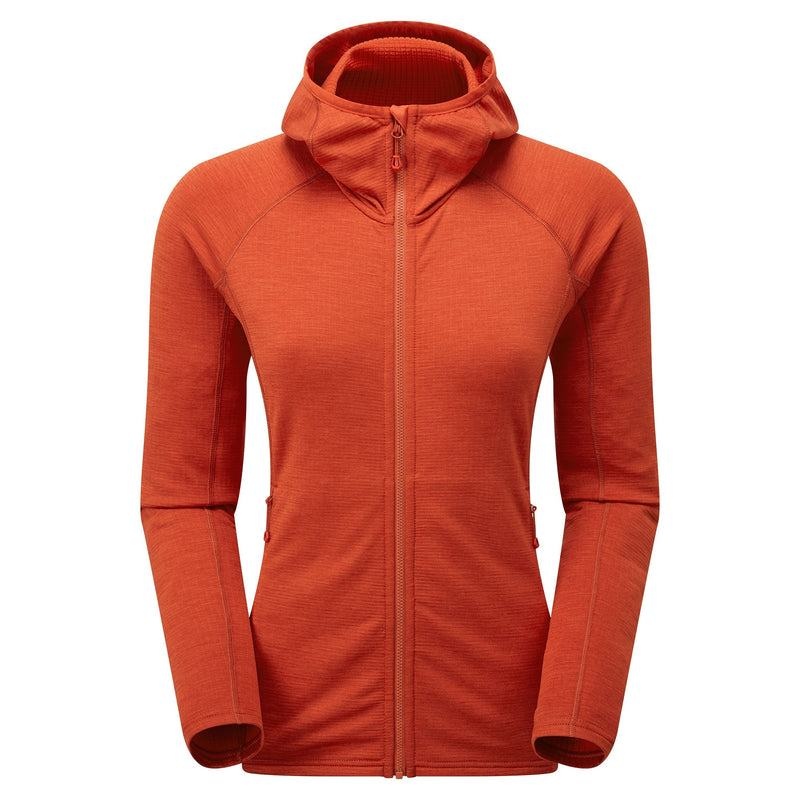 Montane Protium Hooded Fleecejackor Dam Orange Röda | KIC7799NT