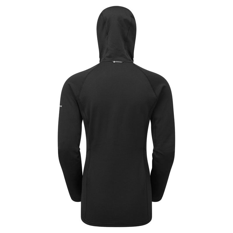 Montane Protium Hooded Fleecejackor Dam Svarta | TUY647GZ