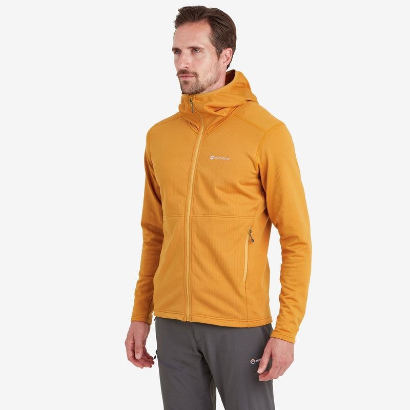 Montane Protium Hooded Fleecejackor Herr Orange | OZA5279EO