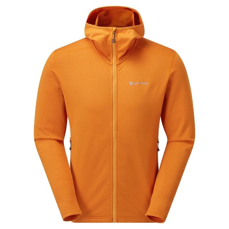 Montane Protium Hooded Fleecejackor Herr Orange | OZA5279EO