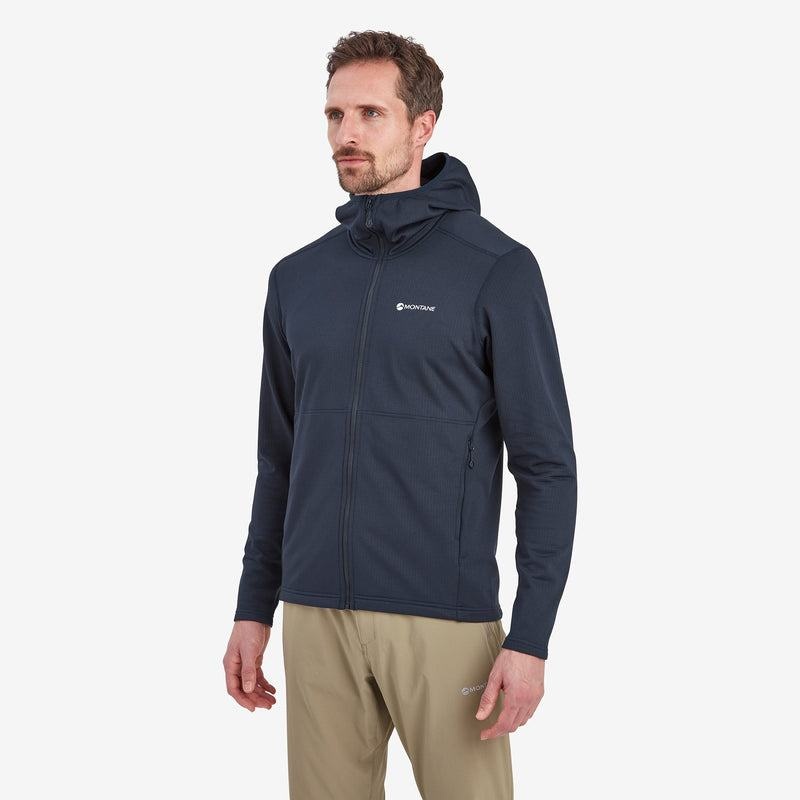 Montane Protium Hooded Fleecejackor Herr Mörkblå | DSO2096EX