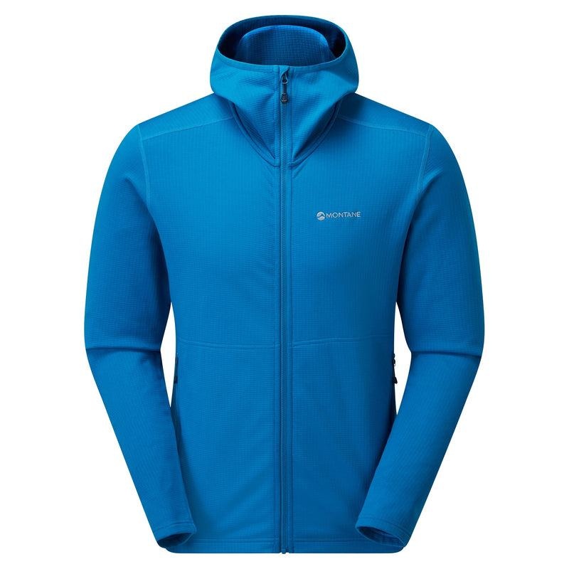 Montane Protium Hooded Fleecejackor Herr Blå | UGV8875XE