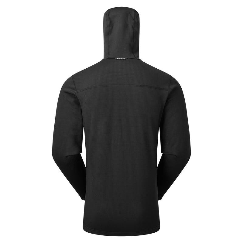 Montane Protium Hooded Fleecejackor Herr Svarta | KQK3321ZO