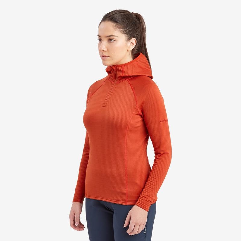 Montane Protium Lite Hooded Pull On Skinna Dam Orange Röda | FFY6943AU