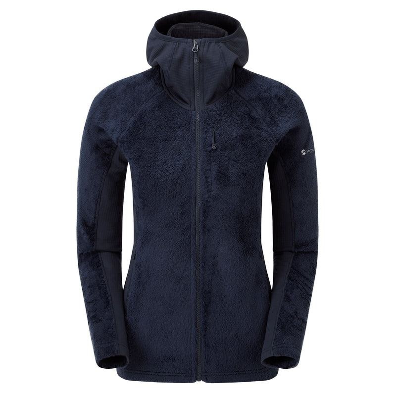 Montane Protium XPD Hooded Fleecejackor Dam Mörkblå | VOF9515WI