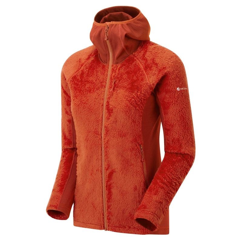 Montane Protium XPD Hooded Fleecejackor Dam Orange Röda | VVU506LV