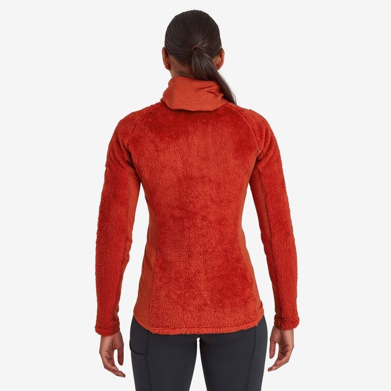 Montane Protium XPD Hooded Fleecejackor Dam Orange Röda | VVU506LV