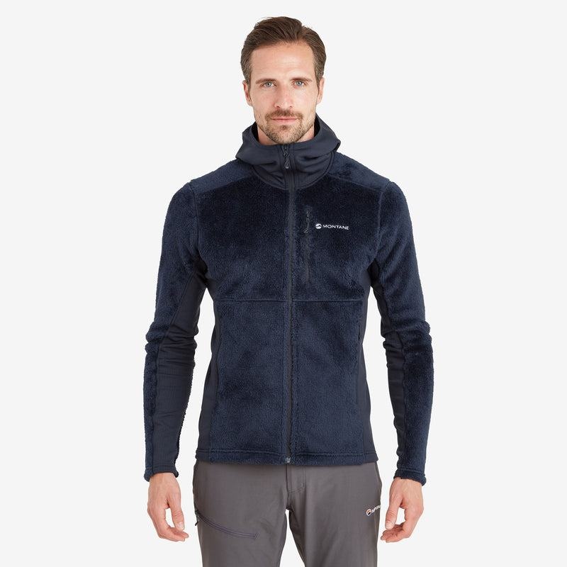 Montane Protium XPD Hooded Fleecejackor Herr Mörkblå | CTL2098YW