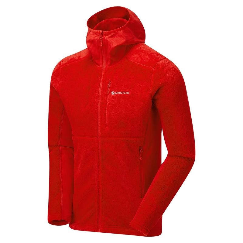 Montane Protium XPD Hooded Fleecejackor Herr Röda | XFR6222CU