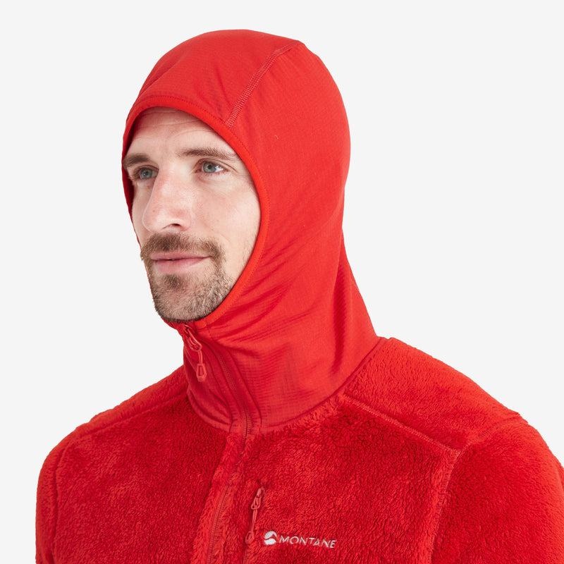 Montane Protium XPD Hooded Fleecejackor Herr Röda | XFR6222CU