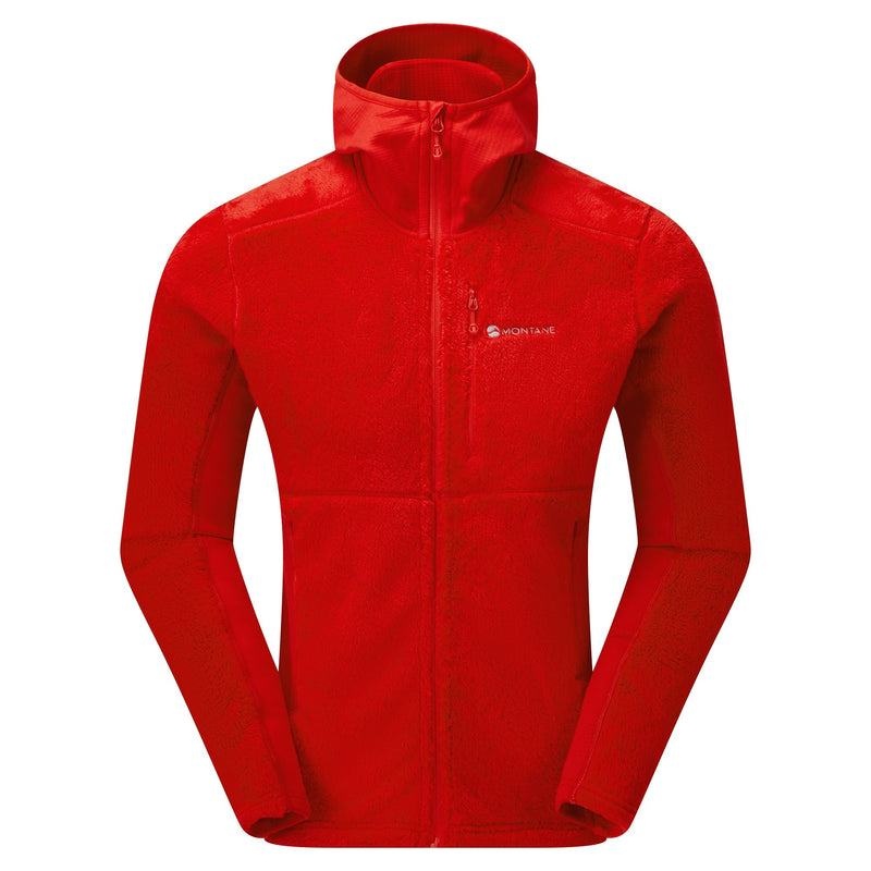 Montane Protium XPD Hooded Fleecejackor Herr Röda | XFR6222CU