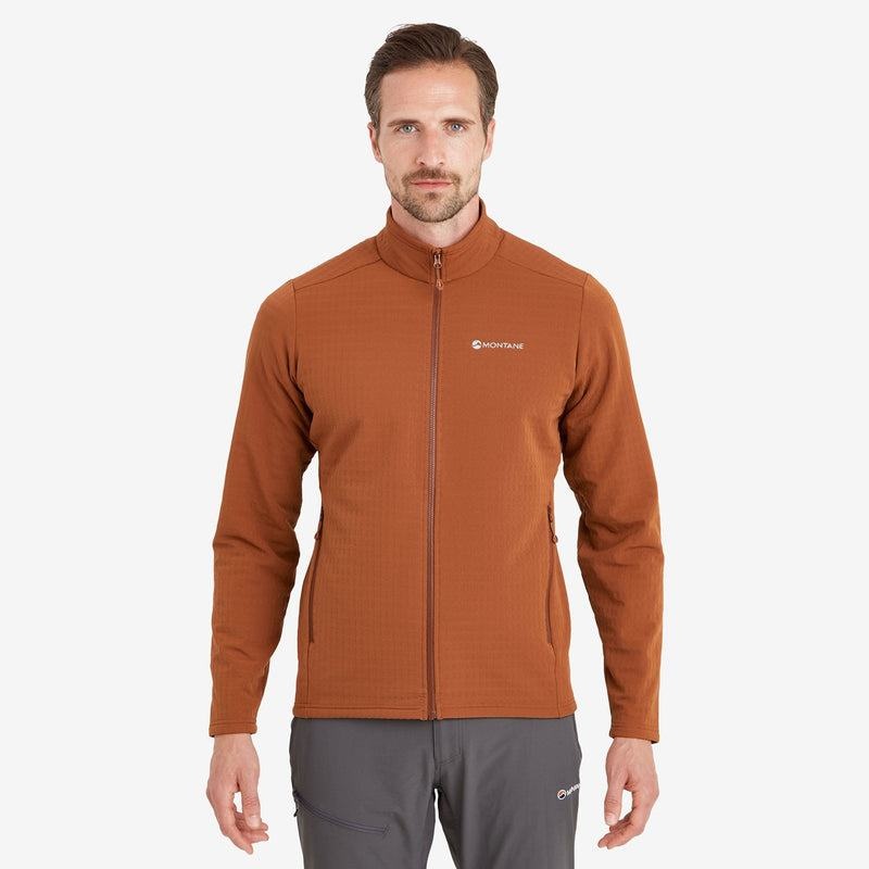 Montane Protium XT Fleecejackor Herr Mörkorange | NKR7022JM