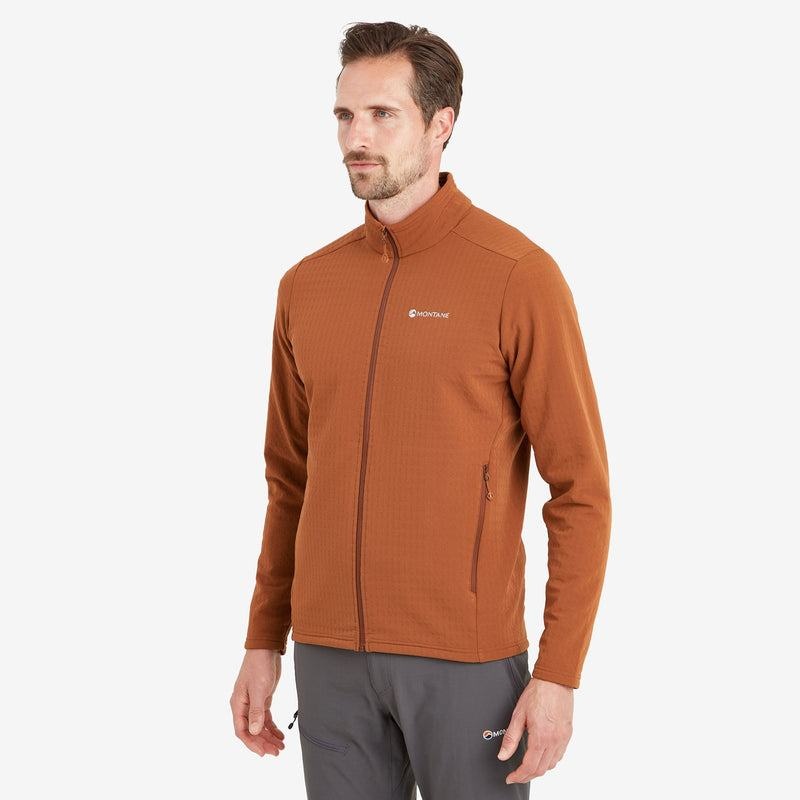 Montane Protium XT Fleecejackor Herr Mörkorange | NKR7022JM