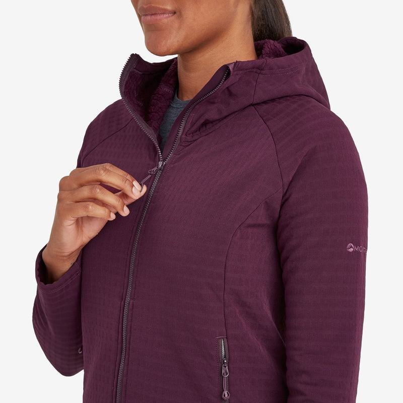 Montane Protium XT Hooded Fleecejackor Dam Lila | WAM8799TV