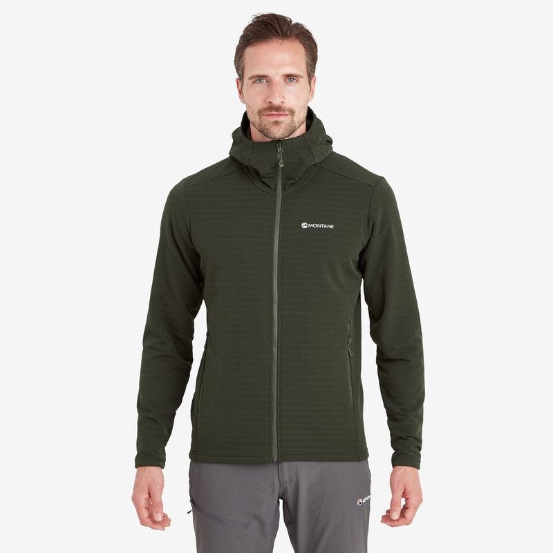 Montane Protium XT Hooded Fleecejackor Herr Mörkgröna | GKI3772KA