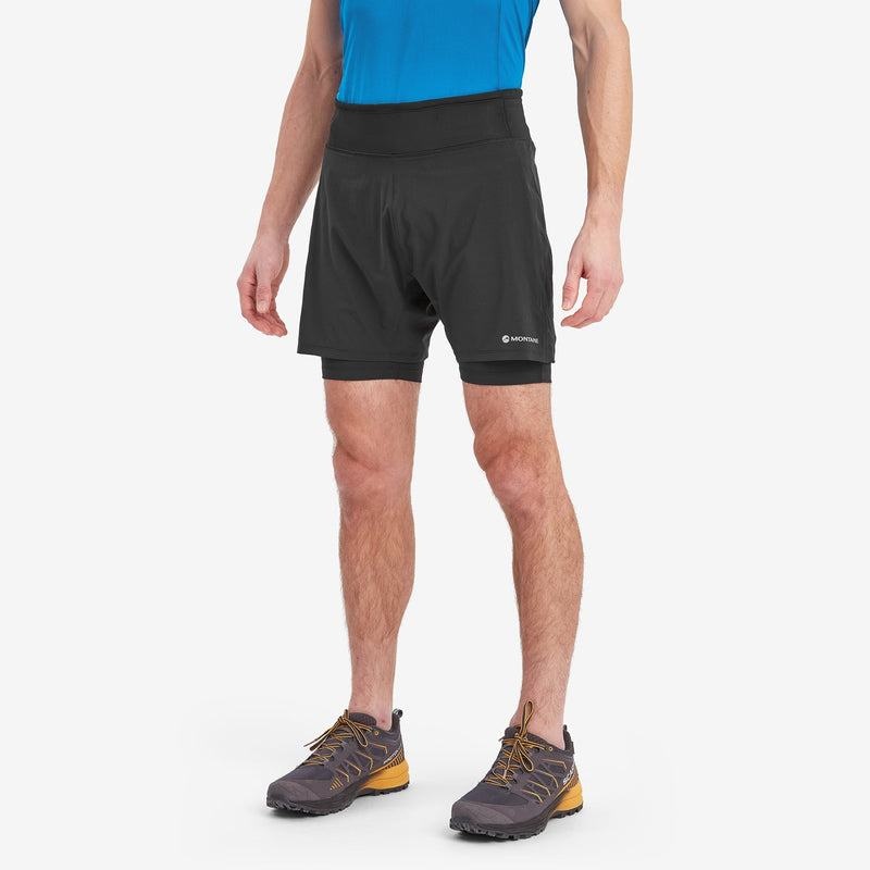 Montane Slipstream Twin Skin Löpar Shorts Herr Svarta | DSM9749WV