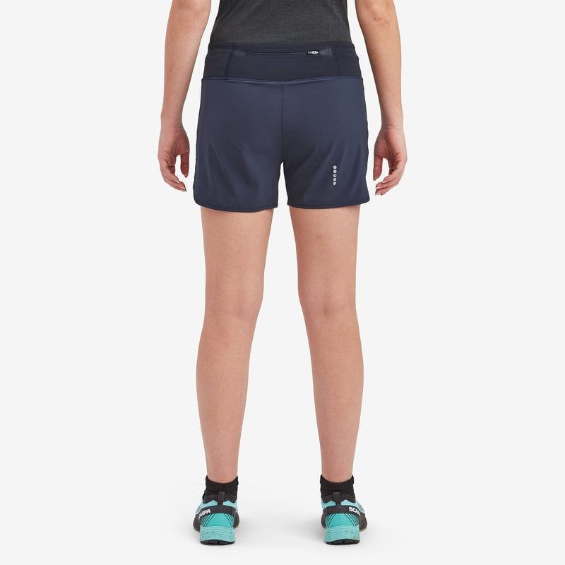 Montane Slipstream Twin Skin Trail Löpar Shorts Dam Mörkblå | TUZ2576OR