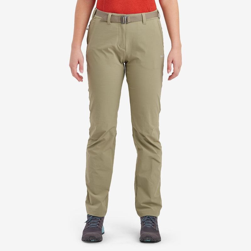 Montane Terra Stretch Lite Långbyxor Dam Khaki | BHD8842GE