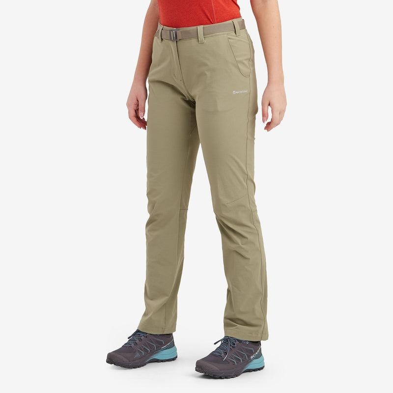 Montane Terra Stretch Lite Långbyxor Dam Khaki | BHD8842GE