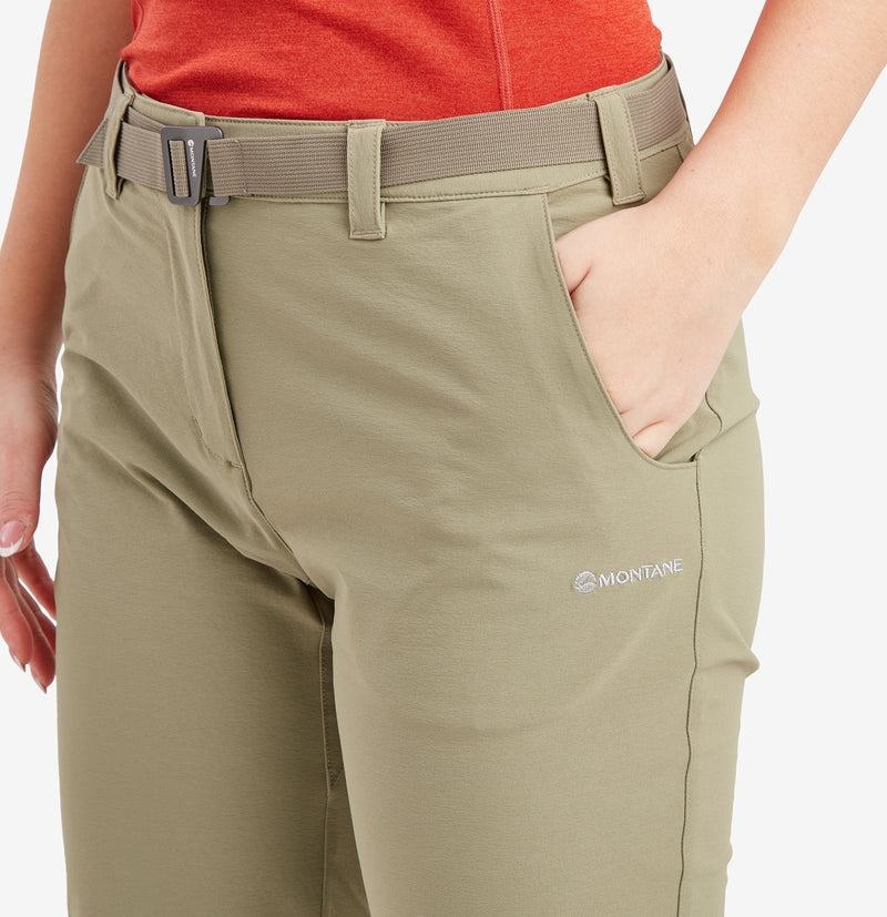 Montane Terra Stretch Lite Långbyxor Dam Khaki | BHD8842GE