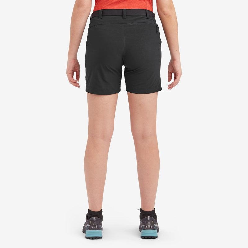 Montane Terra Stretch Lite Shorts Dam Svarta | PRS3699HR