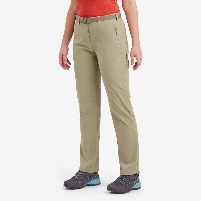 Montane Terra Stretch Långbyxor Dam Khaki | FZC5249JG