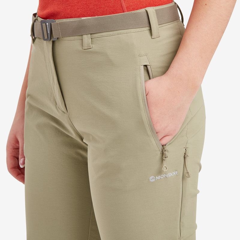 Montane Terra Stretch Långbyxor Dam Khaki | FZC5249JG