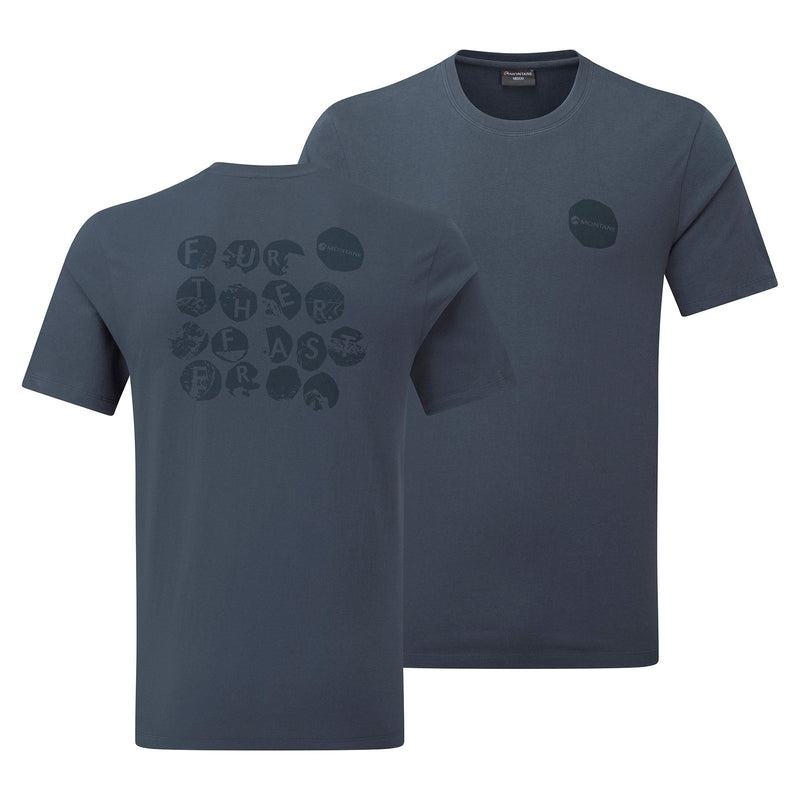 Montane Transpose T-shirt Herr Blå | AKI6777GU