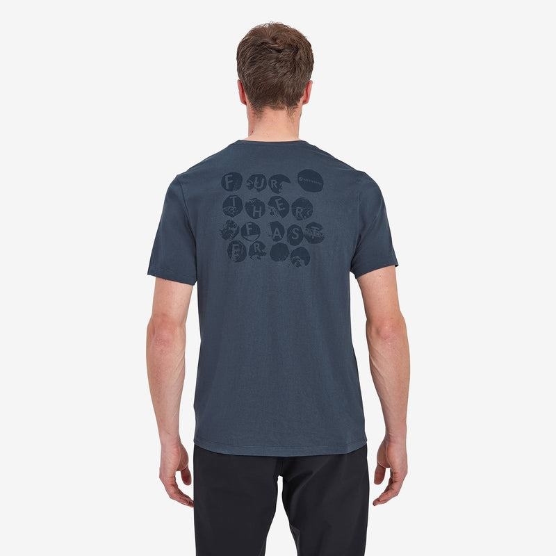 Montane Transpose T-shirt Herr Blå | AKI6777GU