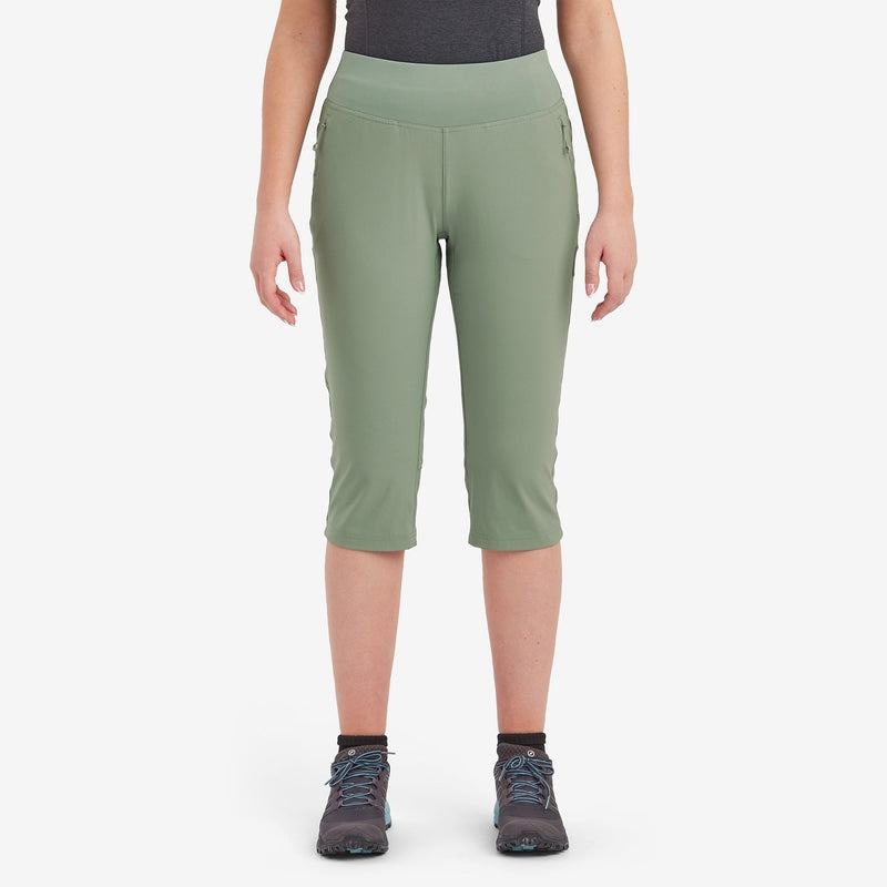 Montane Tucana Lite Stretch Capri 3/4 Leggings Dam Grå Gröna | UNH9540AI