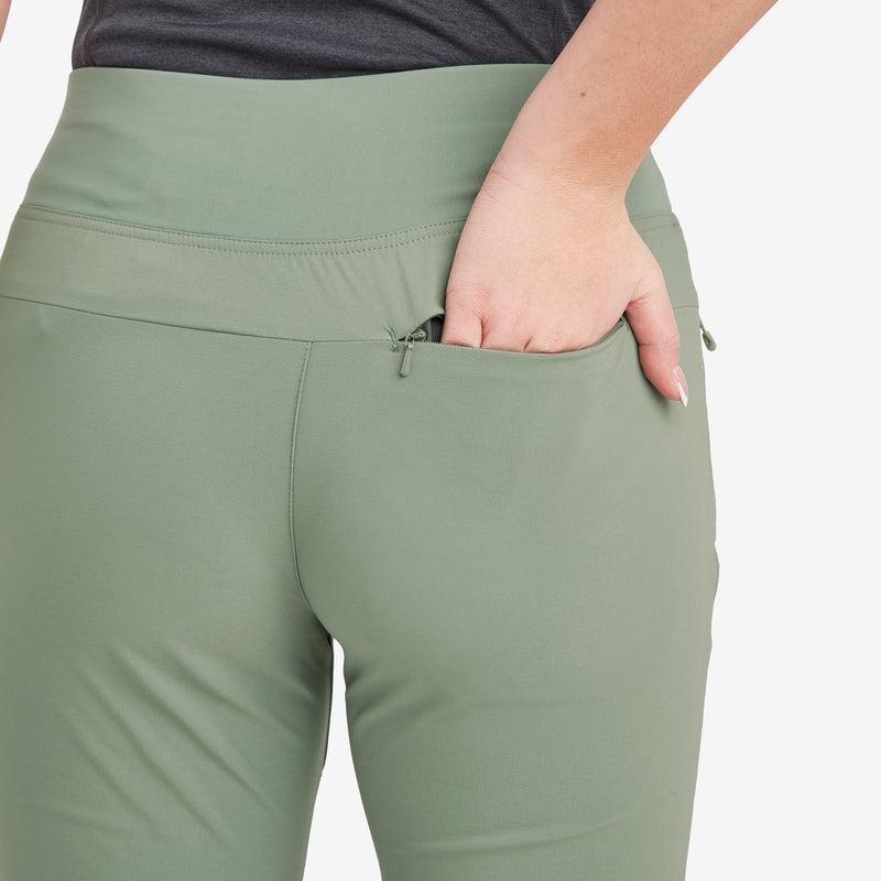 Montane Tucana Lite Stretch Capri 3/4 Leggings Dam Grå Gröna | UNH9540AI