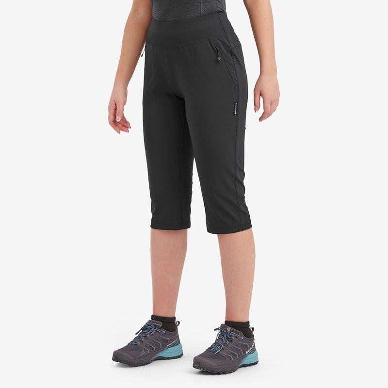 Montane Tucana Lite Stretch Capri 3/4 Leggings Dam Svarta | XGZ4024RH