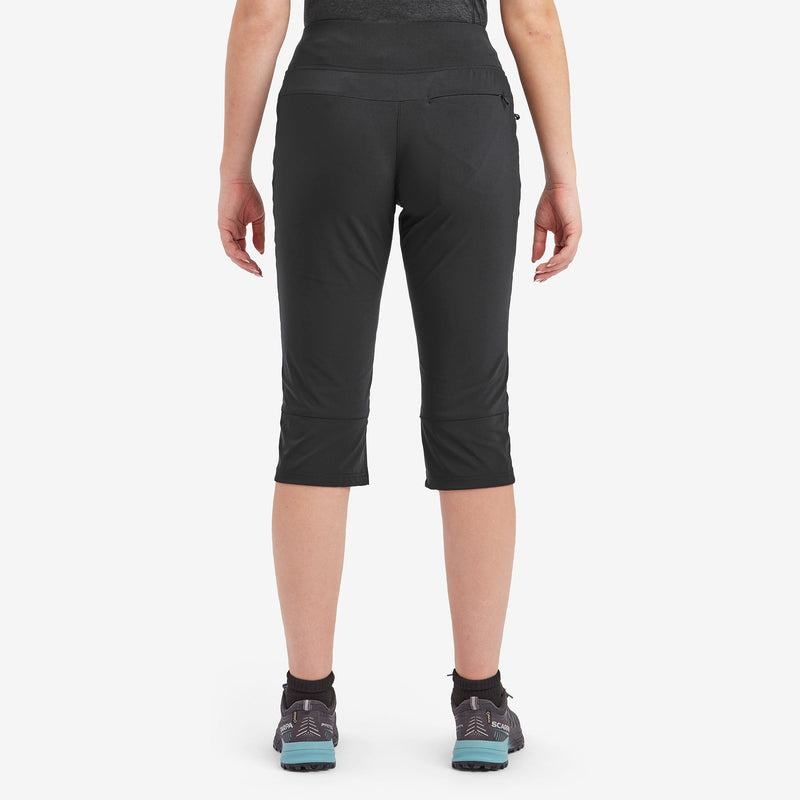 Montane Tucana Lite Stretch Capri 3/4 Leggings Dam Svarta | XGZ4024RH