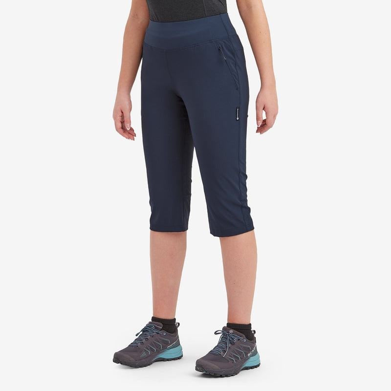 Montane Tucana Lite Stretch Capri 3/4 Leggings Dam Mörkblå | ABL365GI