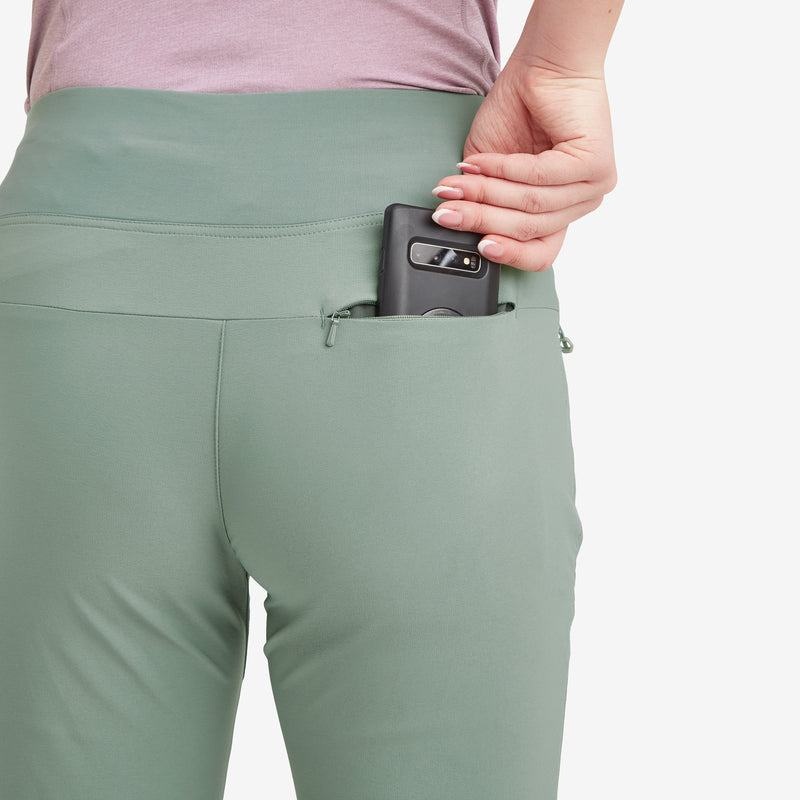 Montane Tucana Lite Stretch Leggings Dam Grå Gröna | FOZ8964PJ