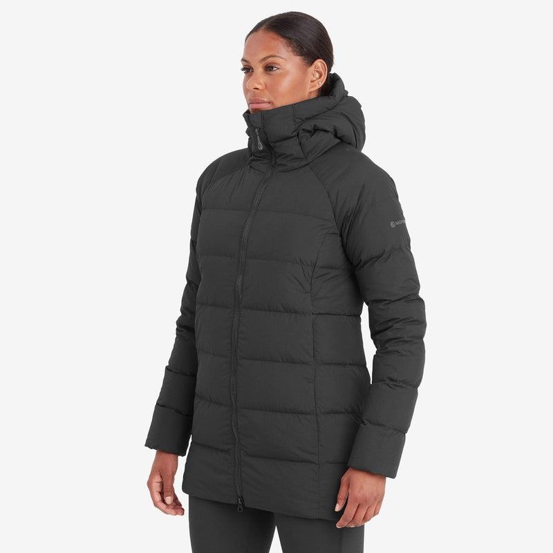 Montane Tundra Hooded Dunjackor Dam Svarta | NOO5431TP